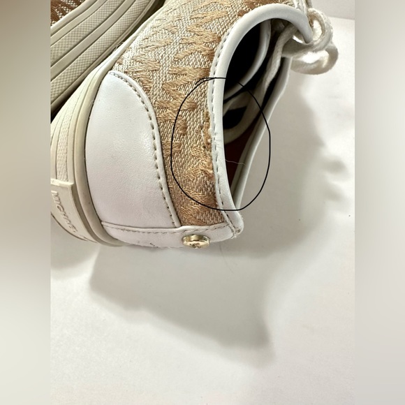 MICHAEL Michael Kors Girl Youth Ivy Nettle Sneaker Camel 2 US - Picture 7 of 9